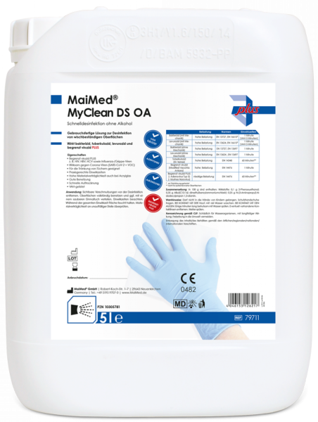 MyClean DS Schnelldesinfektion neutral, 5 l